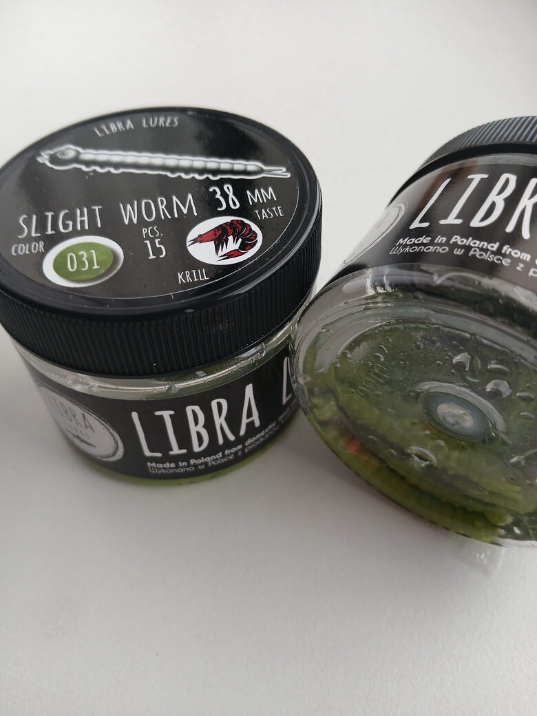 Slight Worm 38mm, 031-Olive, 0,25gr, Krill, 15pcs/pack